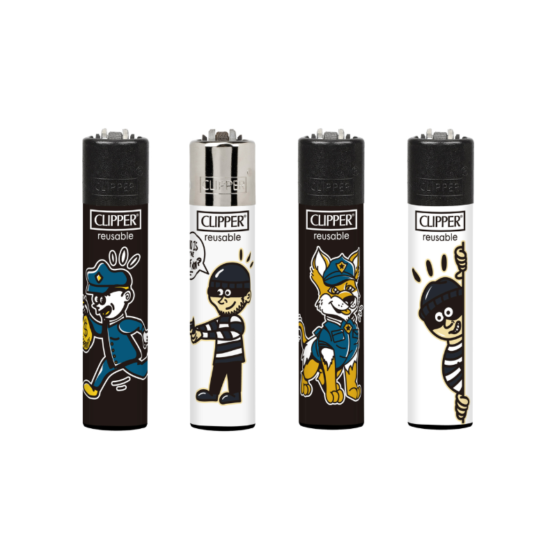Clipper Lighter Cartoon CL3A1872BCH X 48 lighters