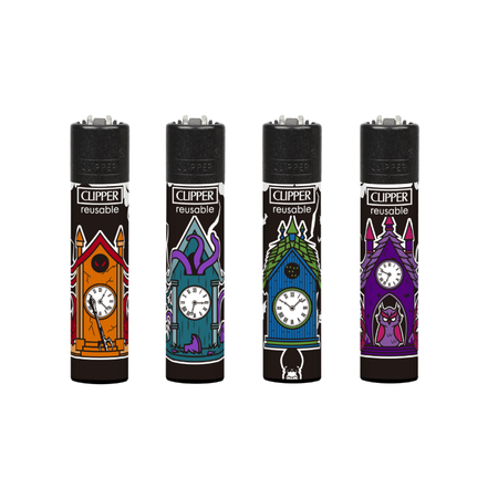 Clipper Lighter Clock and Building CL3A1875BCH X 48 lighters