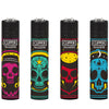 Clipper Classic Large Lighter BLACK MAGIC SKULLS X 48 lighters