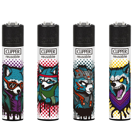 Clipper Classic Large Lighter RACOONS X 48 lighters