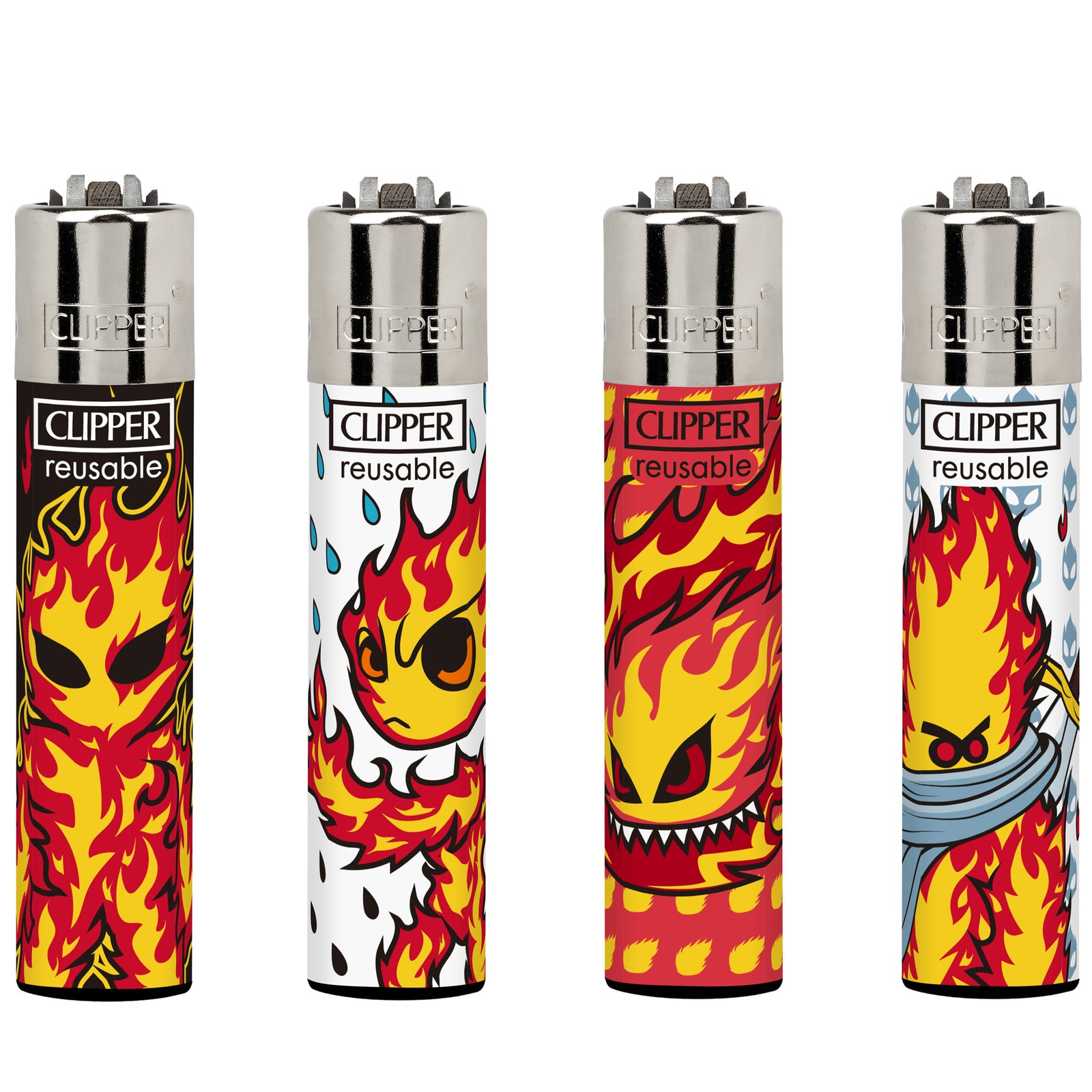 Clipper Classic Large Lighter BURNINGMAN X 48 lighters