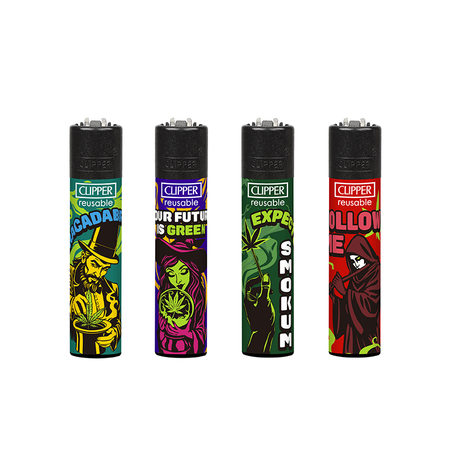 Clipper Classic Large Lighter ENCHANTED SMOKE X 48 lighters CL3A1911UKH