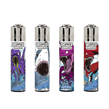 Clipper Classic Large Lighter Sea Monsters 1 X 48 lighters