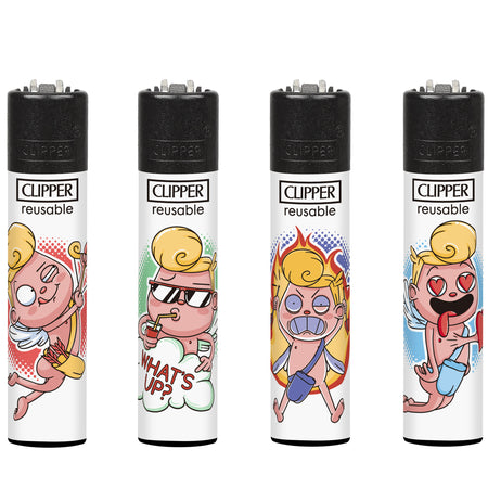 Clipper Classic Large Lighter FUNNY CUPID 1 X 48 lighters CL3A1913UAH