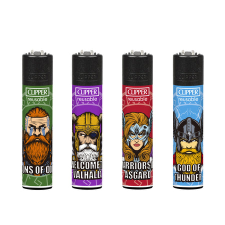 Clipper Classic Large Lighter Kings of Valhalla BW 1 X 48 lighters