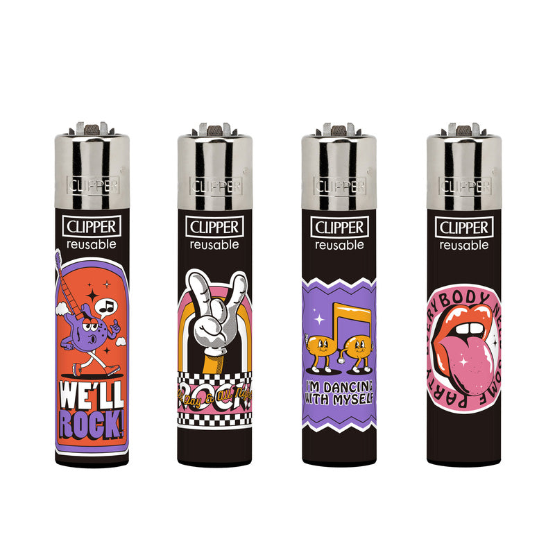 Clipper Classic Large Lighter Groovy World 3 1 X 48 lighters