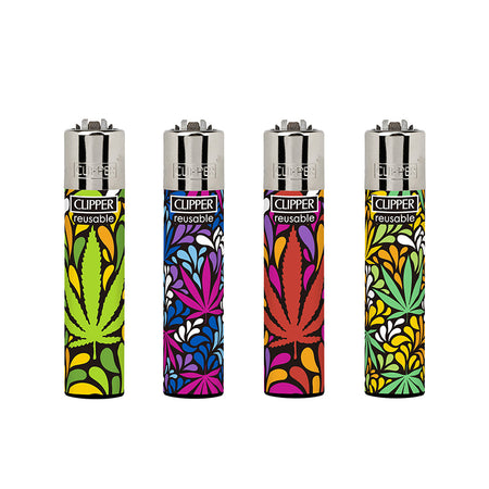 New Clipper Classic Large Lighter LEAF STYLE X 48 lighters CL3A1950UKH