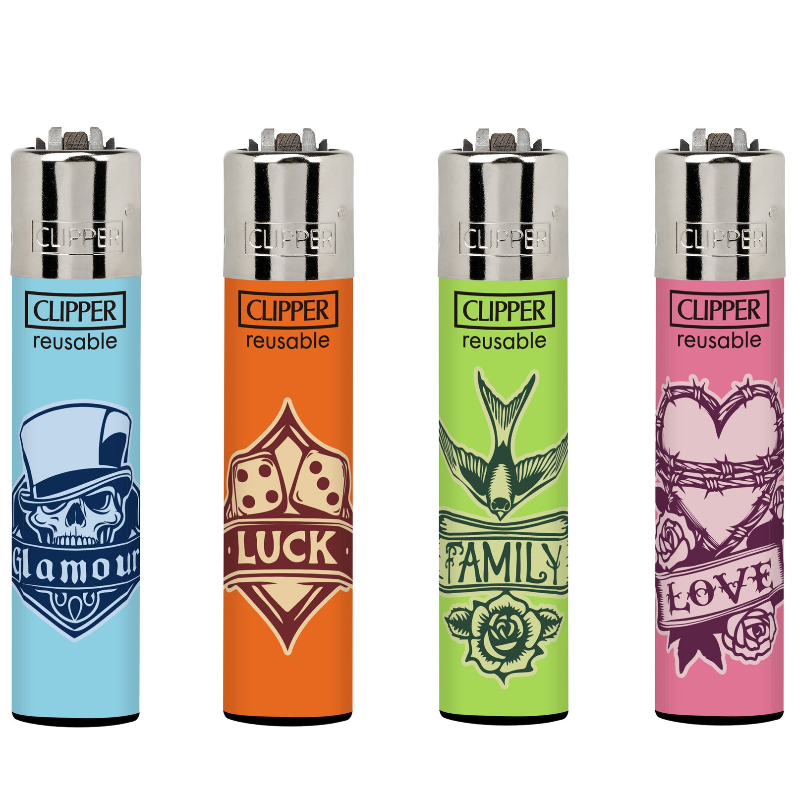 Clipper Classic Large Lighter SKIN ART 1 X 48 lighters