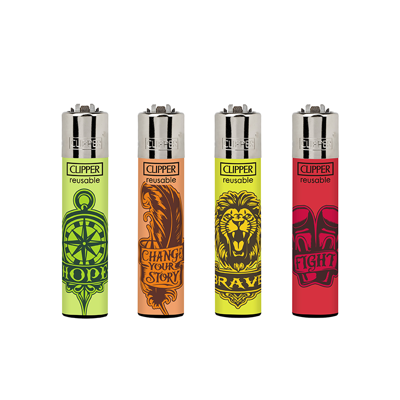 Clipper Classic Large Lighter SKIN ART 3 X 48 lighters CL3A1964UKH