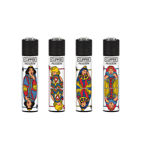 Clipper Classic Large Lighter POKER GAMES 2 X 48 lighters CL3A1998UKH