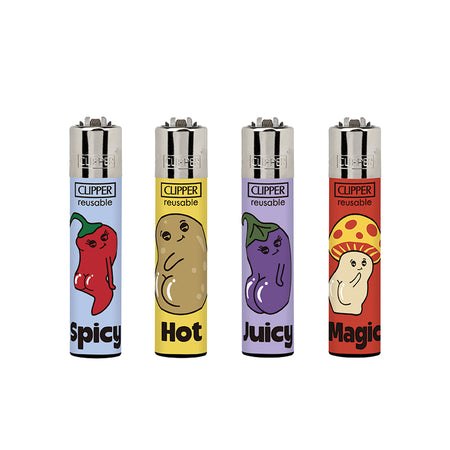 Clipper Classic Large Lighter FRUITS & VEGGIES 2 X 48 lighters CL3A2032UKH