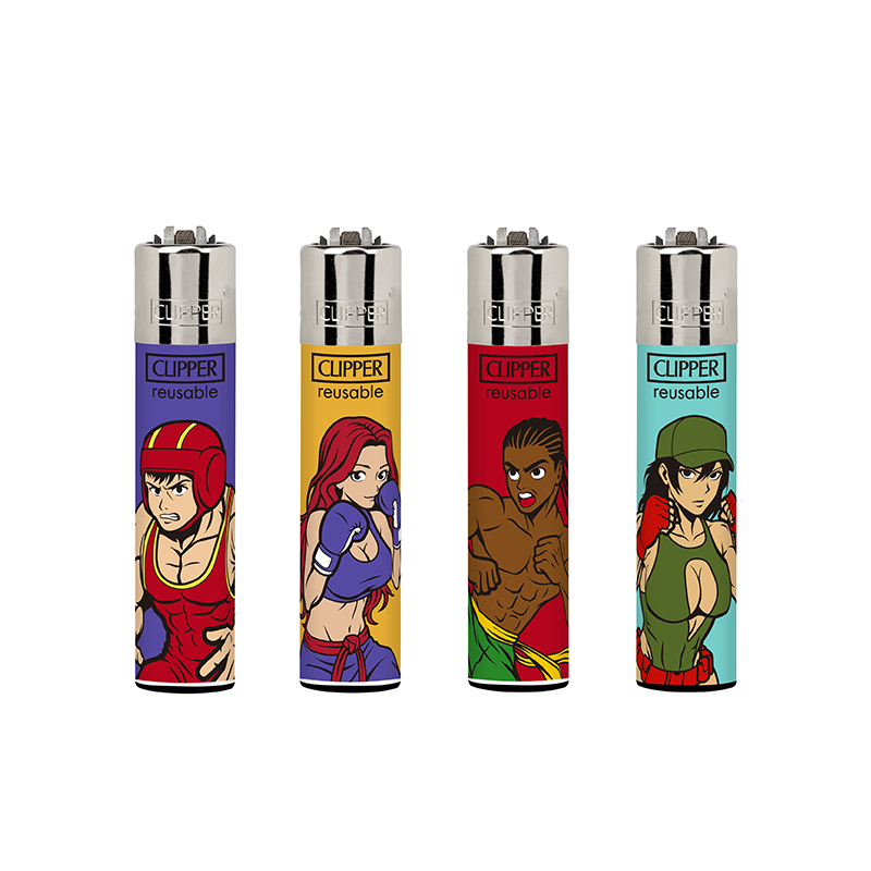 Clipper Classic Large Lighter WORLD CHAMPIONS 4 X 48 lighters CL3A2042UKH