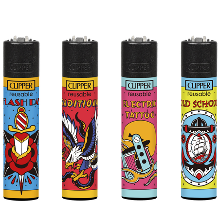 Clipper Lighter CLASSIC TATTOO CL3A2103UKH X 48 lighters