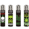 Clipper Lighter WEED SLOGAN 2 CL3A2105UKH X 48 lighters