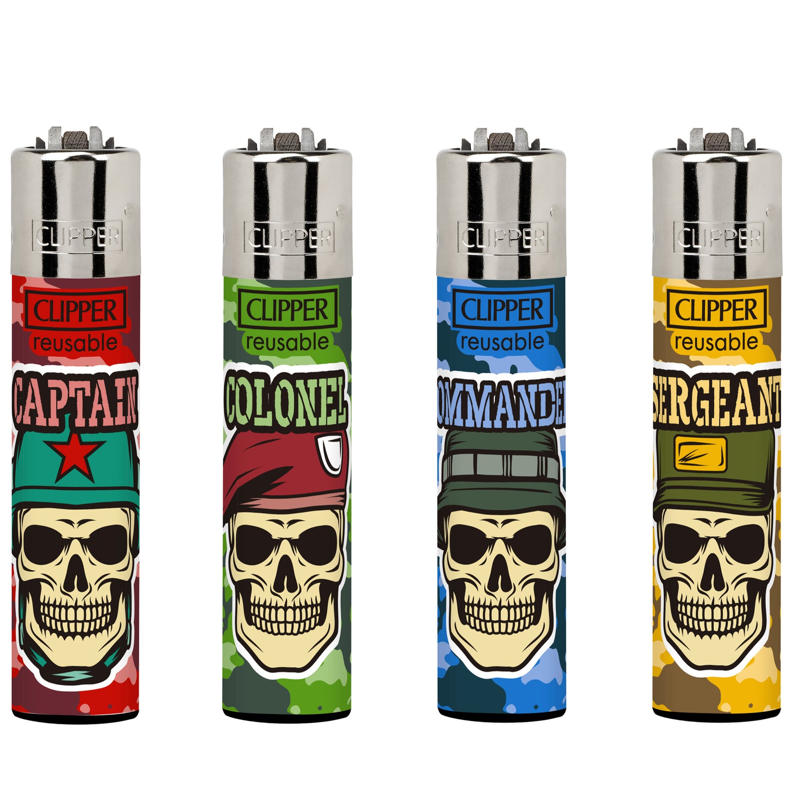 Clipper Classic Large Lighter Battlefield X 48 lighters CL3A824UKH