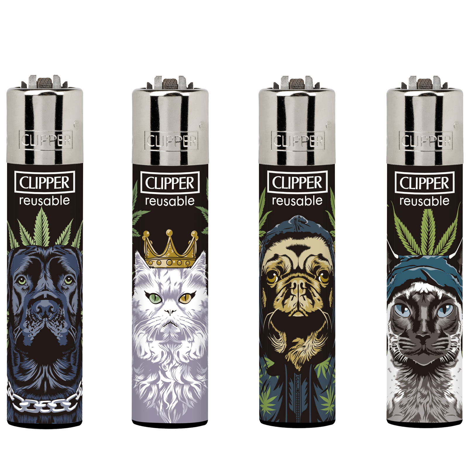Clipper Lighter STONER PETS CL5A036UKH X 48 lighters