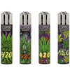 Clipper Lighter WEED LEAF CL5A038UKH X 48 lighters