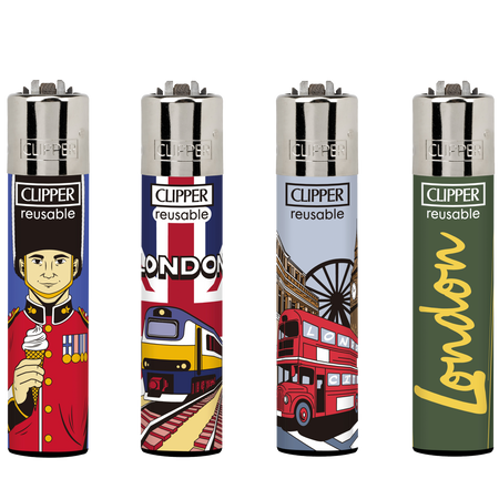 Clipper Lighter LONDON 41 CL5A042UKH X 48 lighters