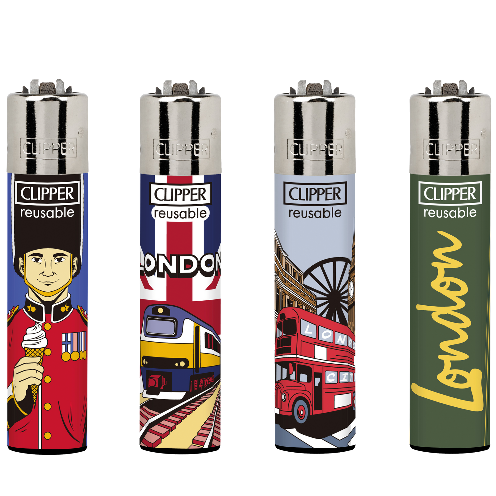Clipper Lighter LONDON 41 CL5A042UKH X 48 lighters