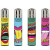Clipper Classic Large Lighter NAUGHTY WORDS 6 X 48 lighters