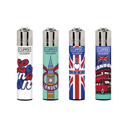 Clipper Classic Large Lighter LONDON 49 X 48 lighters CL5A067UKH