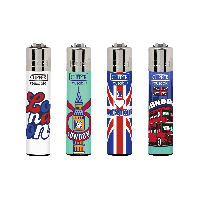 Clipper Classic Large Lighter LONDON 49 X 48 lighters CL5A067UKH