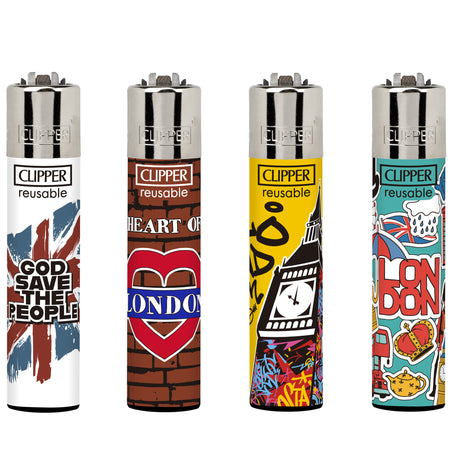 Clipper Classic Large Lighter LONDON 50 X 48 lighters