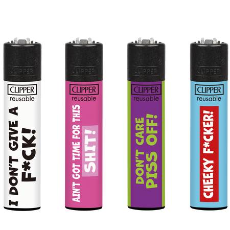 Clipper Classic Large Lighter Naughty Words 7 LB 1 X 48 lighters CL5A083UKH