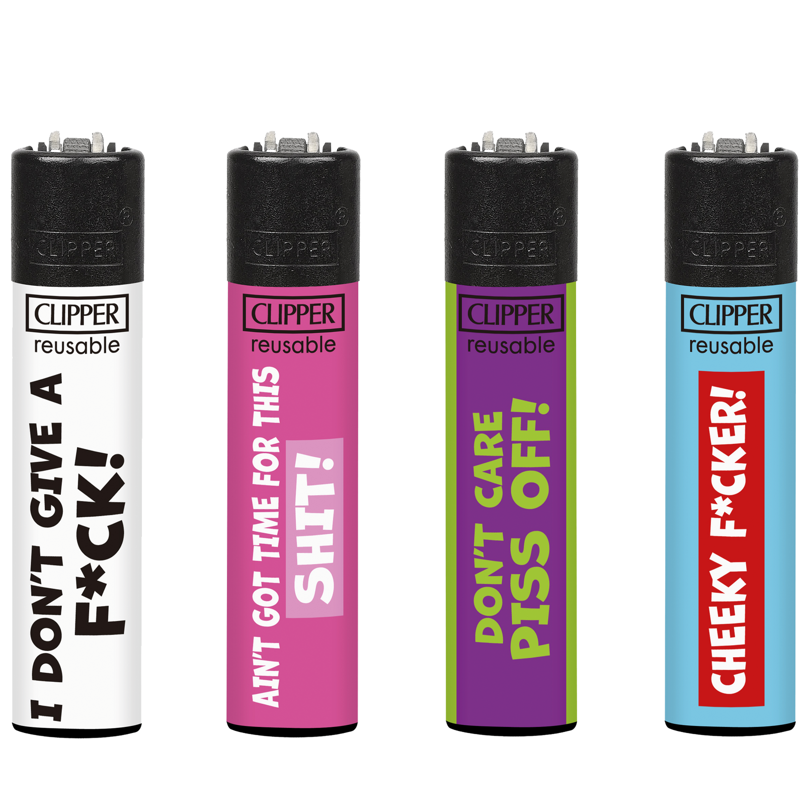 Clipper Classic Large Lighter Naughty Words 7 LB 1 X 48 lighters CL5A083UKH