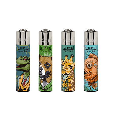 New Clipper Classic Large Lighter WEEDY WORLD X 48 lighters CL5A092UKH
