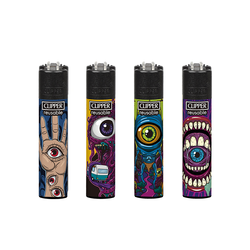 Clipper Classic Large Lighter DARK ART X 48 lighters CL5A1091UKH
