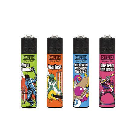 Clipper Classic Large Lighter CRICKET LEAGUE X 48 lighters CL5A111UKH