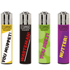 Clipper Classic Large Lighter NAUGHTY WORDS 10 X 48 lighters