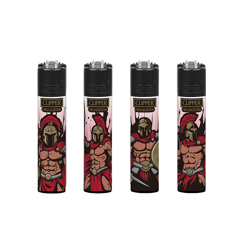 Clipper Classic Large Lighter LEGENDARY WARRIORS 1 X 48 lighters CL5A125UKH