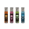 Clipper Classic Large Lighter RASTA SKULLS CBD 4 X 48 lighters CL5A126UKH