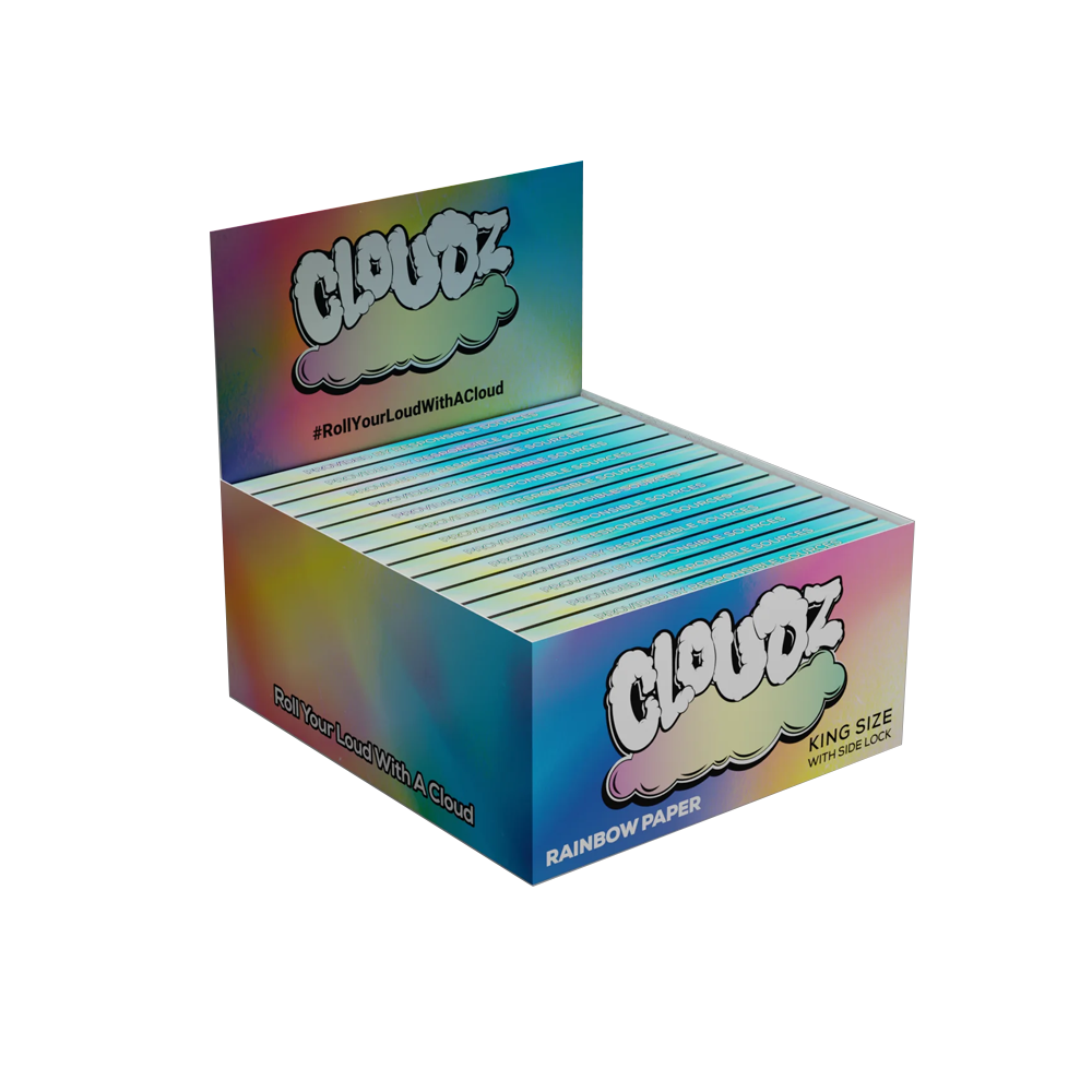 Cloudz Rainbow Paper King-Size With Side Lock