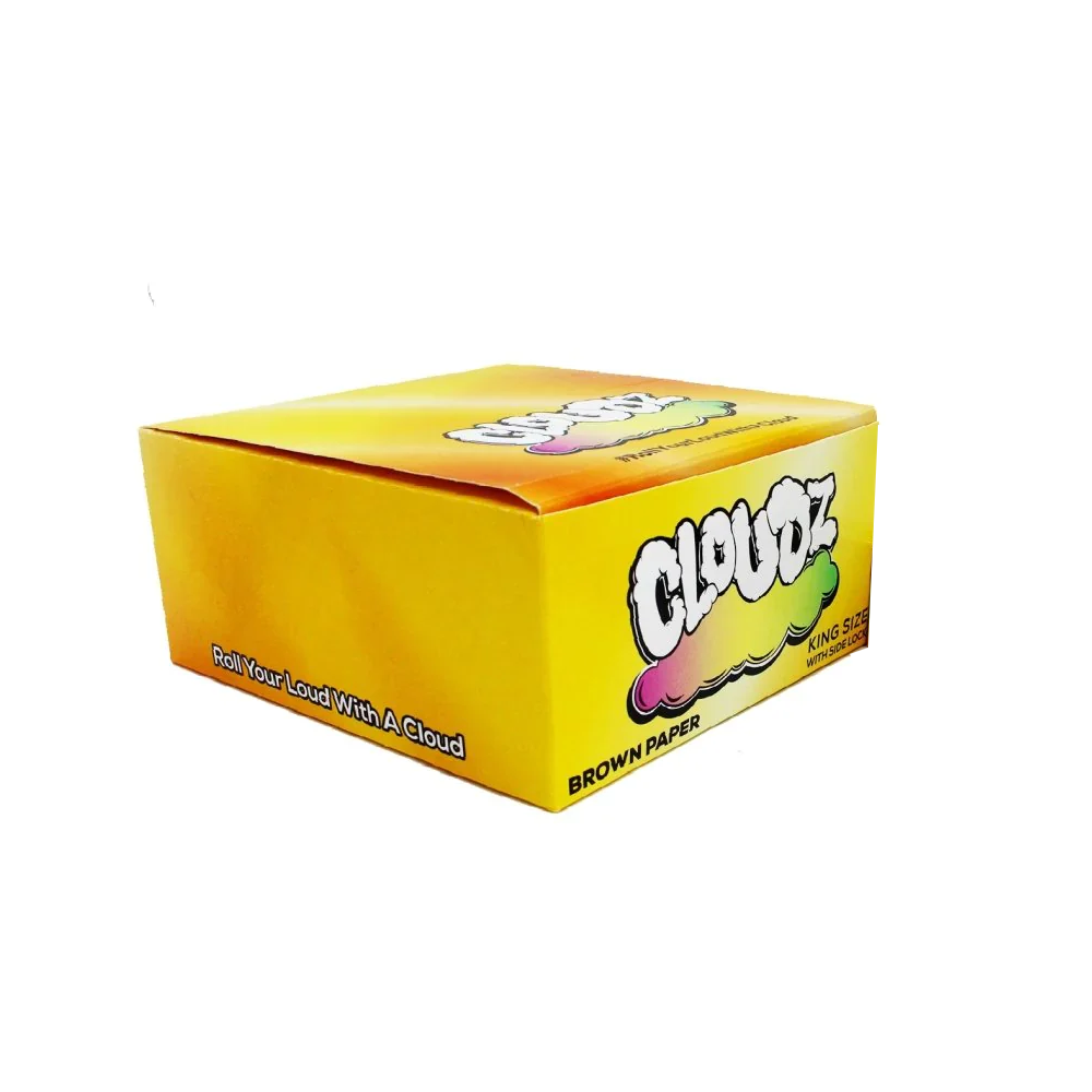 Cloudz Brown Paper King-Size With Side Lock
