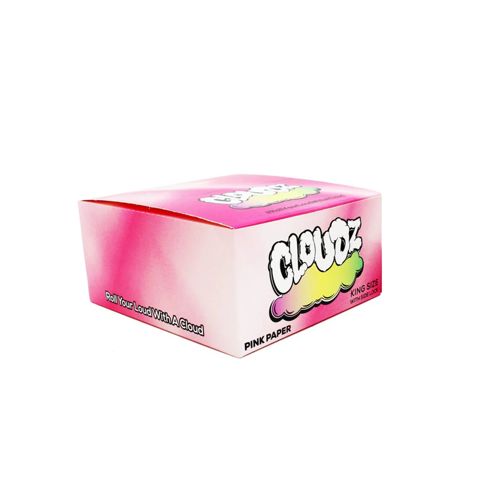 Cloudz Pink Paper King-Size With Side Lock