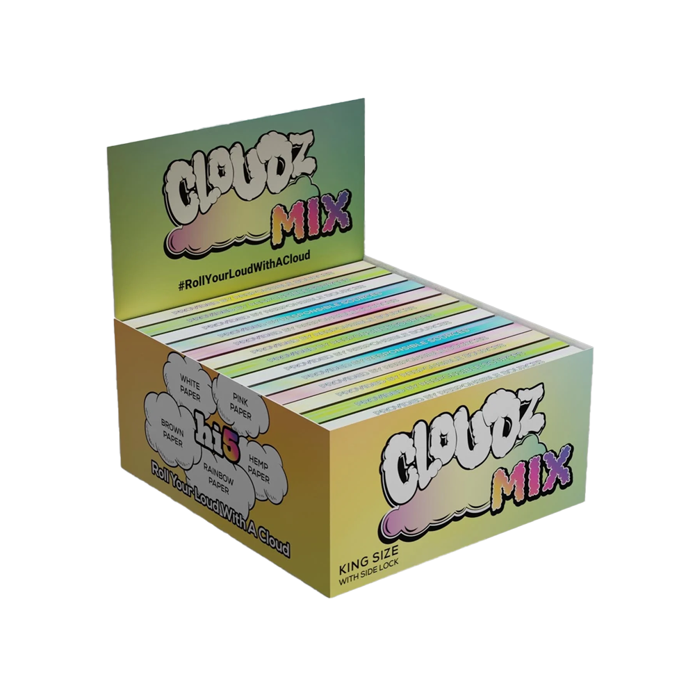 Cloudz Mix Paper King-Size With Side Lock