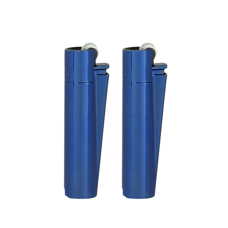 Clipper Metal Large Lighter & DEEP BLUE x 12 CM0S102X