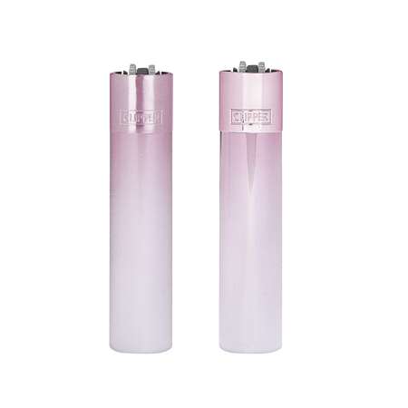 Clipper Large Metal SILVER GRADIENT + Case CM0S138UKX x 12