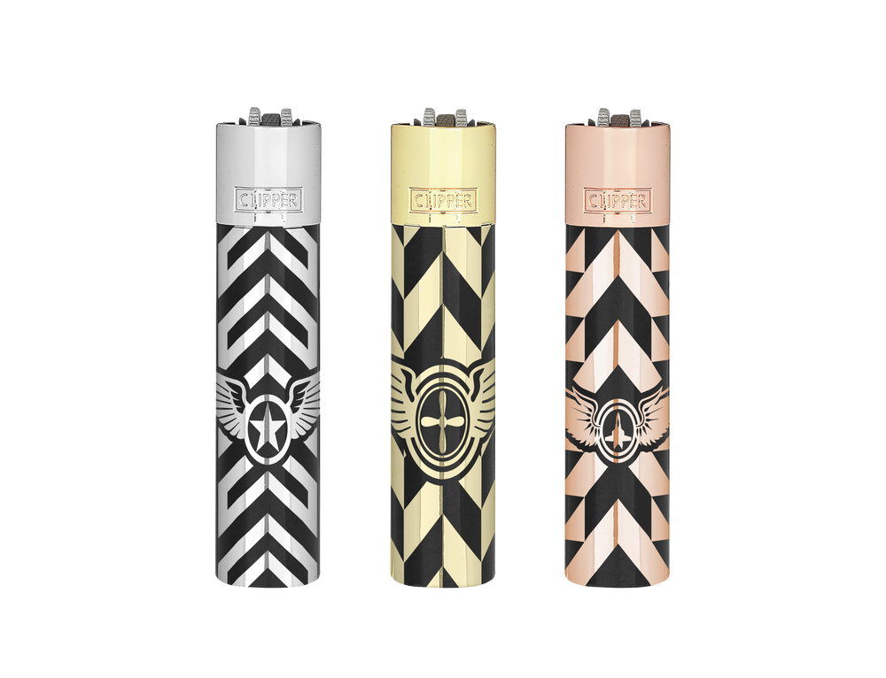 Exclusive Clipper Metal Lighter – Pilot Soul + Case | 12 Pack