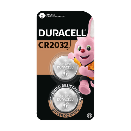 Duracell Lithium Coin Battery CR2032 2 pack x 10 cards