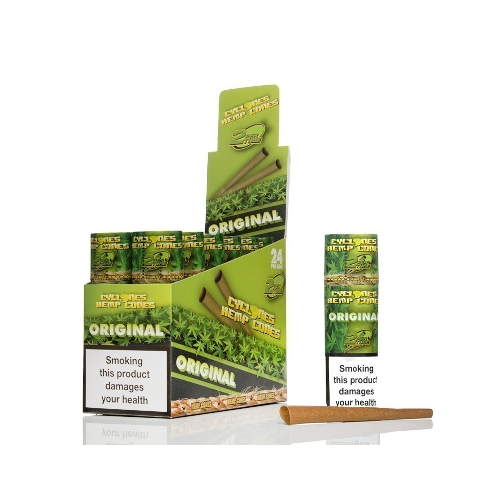 Cyclones Pre-rolled Hemp Cones Original Twin x 12 packs