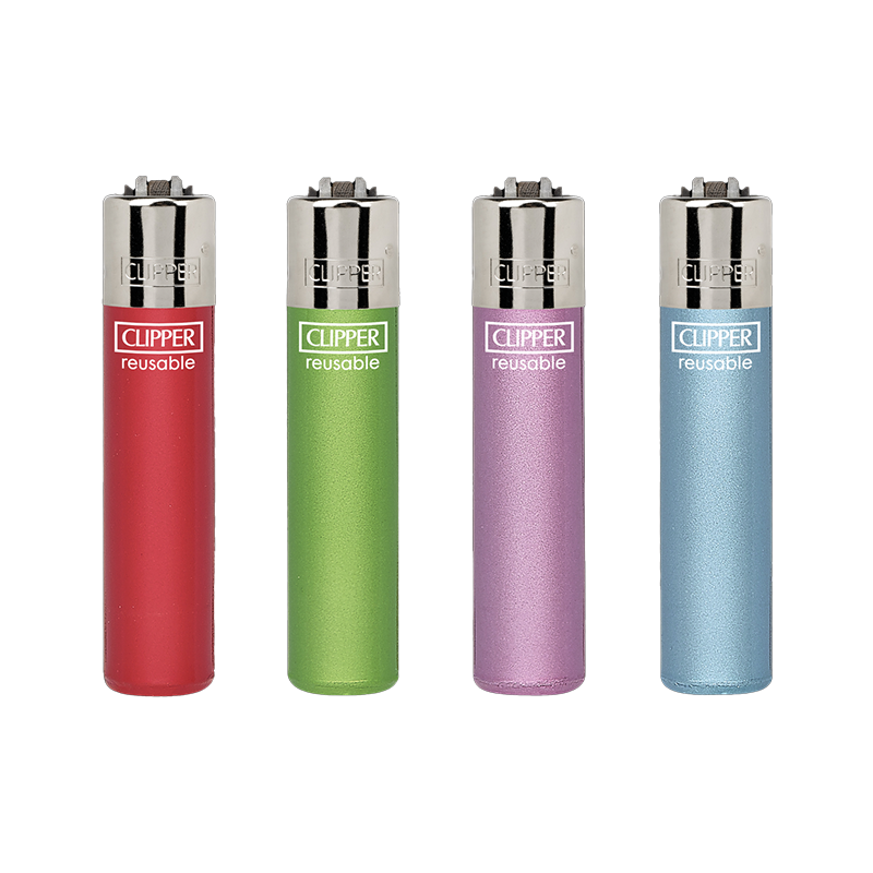 Clipper Classic Large Lighter CRYSTAL 12 X 48 lighters CL2A283UKH