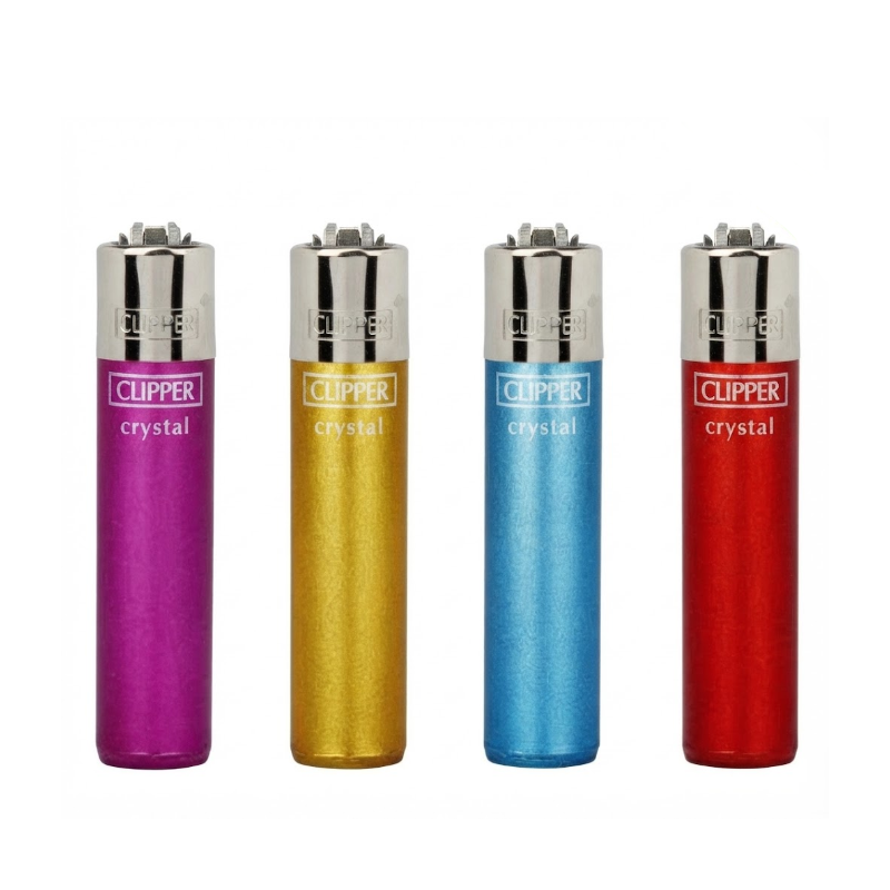 Clipper Classic Large Lighter CRYSTAL 12 X 48 lighters CL2A283UKH