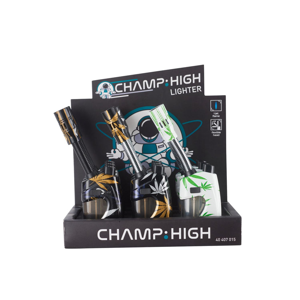 Prof Champ High Lighters Flexi Blue Flame x 9 lighters 40407015