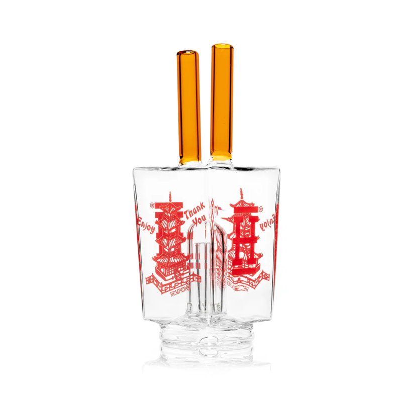 Hemper Chinese Takeout Puffco Peak Glass Top 5.3"