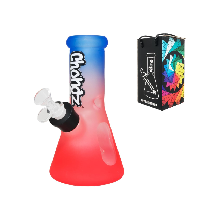 Chongz 20cm red "bitch food" New Rainbow Waterpipe Bong