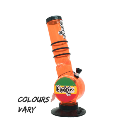 Chongz Acrylic 30cm “BGRN” Ice Twist Bong